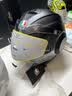 AGV ORBYT摩托车机车半盔冬季双镜片通勤舒适四季男女安全头盔3C认证 黑武士 XL(建议头围59-61) 实拍图