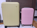 ITO行李箱铝框箱男女大容量万向轮托运拉杆箱小型密码箱登机箱旅行箱 灰烟紫 25英寸 需托运 实拍图