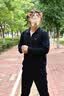 回力运动套装男春秋季立领开衫休闲跑步训练服外套休闲裤两件套 M 实拍图