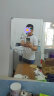 卡帝乐鳄鱼（CARTELO）短袖T恤男2022夏季韩版青年商务休闲衫翻领上衣服休闲男士polo 白色 XL 实拍图