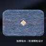 康尔馨五星级酒店地垫 加厚纯棉浴室地垫卫生间吸水脚垫门口地巾 白色 70cm*45cm 1件数 实拍图