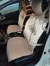 同为 2025款高品质汽车夏季冰丝坐垫手编车垫透气夏天凉垫座垫座套 中国结款-卡其色 实拍图