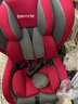 贝蒂乐儿童汽车安全座椅四档舒适调节0-4岁婴儿宝宝可坐可躺通用坐椅 红色 实拍图