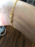 周大福 串珠黄金手链(工费280)17.5cm 约4.9g F217563 实拍图
