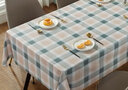 颖爵 餐桌布欧式防水防油防烫免洗台布PVC桌布网红茶几布艺小清新圆桌 加厚款-彩色小鱼 100x137 实拍图