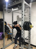 研博（YANBO）深蹲卧推架多功能综合训练器械家用龙门架举重器材史密斯健身器材 升级款深蹲架（裸机） 实拍图