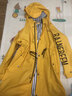 琴飞曼雨衣雨衣时尚长款外套电动车防水户外潮旅游徒步成人男风雨衣骑行雨披 金黄色-女款 L 实拍图