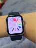 Apple/苹果 Watch SE 2023款智能手表GPS+蜂窝款40毫米银色铝金属表壳风暴蓝色运动型表带S/M MRGK3CH/A 实拍图