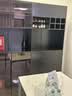 敏耀轻奢酒柜餐边柜一体家用客厅靠墙现代简约高档玻璃门展示柜小户型 80酒柜+80餐边柜（胡桃黑） 实拍图