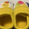 小茸室内婴儿鞋子0-1-3岁学步鞋小鸭 男女宝稳步童鞋春秋冬防滑软底 米白/黄色撞色 12.5 适合脚长11-11.5cm 实拍图