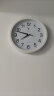 北极星（POLARIS）挂钟 时尚创意客厅钟表简约石英钟12英寸2842白色 实拍图