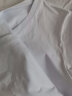 艾路丝婷夏装新款T恤女短袖上衣韩版修身体恤TX3560 白色V领 XXL 实拍图
