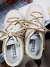 回力女鞋小白鞋女2025年秋季新款鞋子女厚底增高休闲运动鞋学生板鞋潮 白砖红 36 实拍图
