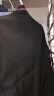 罗蒙（ROMON）外套夹克男士潮流时尚商务休闲棒球服立领上衣男装KJ11黑L 实拍图