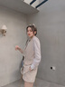 NicoleJolie黑西装马甲女春夏季新款韩版时尚潮流坎肩小个子马夹上衣外套 米白色 M （建议110斤-125斤） 实拍图