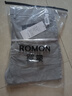 罗蒙（ROMON）休闲裤男士秋季免烫宽松直筒工装裤子男商务爸爸男裤LM608黑色32 实拍图