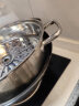 美厨（maxcook）蒸锅 304不锈钢32CM三层蒸锅 加厚复底汤锅 燃气电磁炉通用MCZ221 实拍图