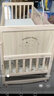 zedbed婴儿床拼接大床实木无漆多功能新生儿童可移动摇篮宝宝bb双层木床 双层大床全套（备注颜色） 实拍图