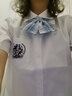 圣洛锋 原创JK制服少女银线格裙女学生百褶裙半身裙学院风 樱花慕斯（42CM长袖套装） M 腰围（64-68） 实拍图
