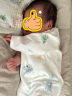贝瑞加（Babyprints）婴儿连体衣2件装新生儿四季内衣纯棉长袖哈衣宝宝衣服 粉黄59 晒单实拍图
