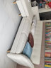 林氏家居现代简约布艺沙发客厅折叠沙发床两用棉麻双人沙发小户型家具1012 仿棉麻米白|2.4m带踏|靠背可调 实拍图