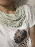 杉沓【多色可选】防晒面罩女户外骑行面罩护脸夏季挂耳式围脖女围巾夏天护颈脖套女士遮脸遮阳面巾薄冰丝面纱 纯色款【抹茶】 发2个 实拍图