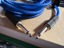 samgool+吉他连接线电箱琴音频降噪线演出效果器6.5线 LINE B3 深海蓝（黑铜）直+直 3m/10ft 实拍图