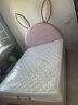 艾森雅儿童床女孩公主床粉色皮床1.5米床小孩床兔子床卡通单人床男孩床 床+九分区乳胶独立弹簧床垫 1.5m*2.0m(框架结构) 晒单实拍图