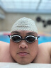 阿瑞娜arena泳镜 日本进口高清防雾大框游泳镜 专业舒适贴合防漏水游泳眼镜 男女通用AGL9500N-WSMK 白色 实拍图