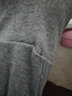恒源祥男士内衣秋衣秋裤套装保暖内衣100％纯棉抗菌薄款打底棉毛衫冬季 【100%纯棉】深灰+浅灰(V领2套) XL (175/100) 实拍图