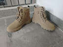 卡帝乐鳄鱼（CARTELO）马丁靴男款高帮秋冬季靴子男英伦工装男靴户外登山鞋棉鞋男鞋 实拍图