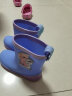 迪士尼儿童雨鞋女童小学生防滑中筒小孩水鞋宝宝雨靴 F6102F蓝紫 180mm  实拍图