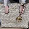 迈克.科尔斯（MICHAEL KORS）MK女包 奢侈品Mercer中号风琴包手提单肩包 粉拼色35S1GM9M2B 实拍图