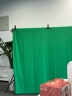 贝阳（beiyang）3*2米绿布专业便携背景布摄影加厚拍照影视绿幕直播间纯色背景墙抠像布补光灯拍摄道具背景架 实拍图