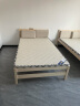 意米之恋实木床双人床软包卧室简约单人床实木床1.2m*2m*40cm高满铺RB-004 实拍图