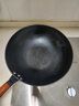 天喜（TIANXI）铁锅炒锅家用炒菜锅无涂层不粘锅老式燃煤气灶电磁炉中秋节礼品 【不粘不易锈】无盖 30cm 实拍图