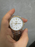 冠琴（GUANQIN）名牌手表男士商务时尚双日历石英表休闲防水男表情人节礼物送老公 绅士间金黑面 实拍图