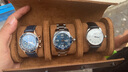 TOBEAR高档皮革手表收纳盒 便携防摔机械表盒子多功能随身表袋表包防尘 深棕色3表位【纯手工制作】 实拍图