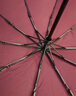 天堂 全自动雨伞三折 10骨加固一键开收易甩干简约晴雨伞 暗红紫 实拍图