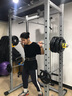 研博（YANBO）深蹲卧推架多功能综合训练器械家用龙门架举重器材史密斯健身器材 升级款深蹲架（裸机） 实拍图