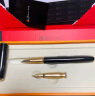 毕加索（pimio）钢笔916A成人商务办公男女生学生用练字硬笔书法美工礼盒套装送礼生日礼物礼品 红色银夹（0.7美工暗尖+1.0美工弯尖）双笔头 晒单实拍图