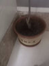 圣比莱陶瓷花盆大口径透气带托盘泥瓦盆陶土盆处理育苗紫砂陶瓷盆梅花盆 口径19+19两个盆 中等 实拍图