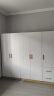 森普顿 衣柜卧室平开门衣柜实木组合现代简易简约板式家用柜子收纳衣橱 五门衣柜（200*50*180cm） 实拍图