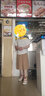 苏彩尼棉麻连衣裙女装2023夏季新款小个子时尚休闲显瘦裙子两件套套装裙 上白下卡其 M（建议100-110斤） 实拍图