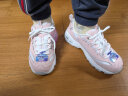 Skechers斯凯奇自营童鞋女孩熊猫鞋男童运动鞋复古老爹鞋校园跑鞋80587L 实拍图