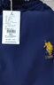 U.S. POLO ASSN.保罗运动休闲裤男加绒保暖冬季宽松直筒跑步长卫裤 藏青平口 XL  实拍图