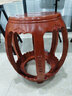 善匠良品 红木家具缅甸花梨（学名：大果紫檀）鼓凳圆凳子 客厅换鞋凳中式实木矮凳 椅子 鼓凳(雕花款暂无，拍下发素面款) 实拍图