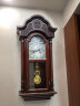 北极星机械实木挂钟客厅新中式钟表挂墙卧室复古高端创意报时装饰 G2802 晒单实拍图