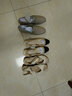 拔佳（Bata）一脚蹬女春季新款英伦百搭牛皮低跟舒适乐福单鞋休闲鞋42057CA4 灰色A 36 实拍图