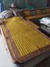 李记花果山沙发垫夏季凉垫麻将凉席沙发坐垫麻将块凉席竹席防滑垫贵妃可定制 蕾丝边碳化色【双牛筋+防滑底】 80cm*200cm 实拍图